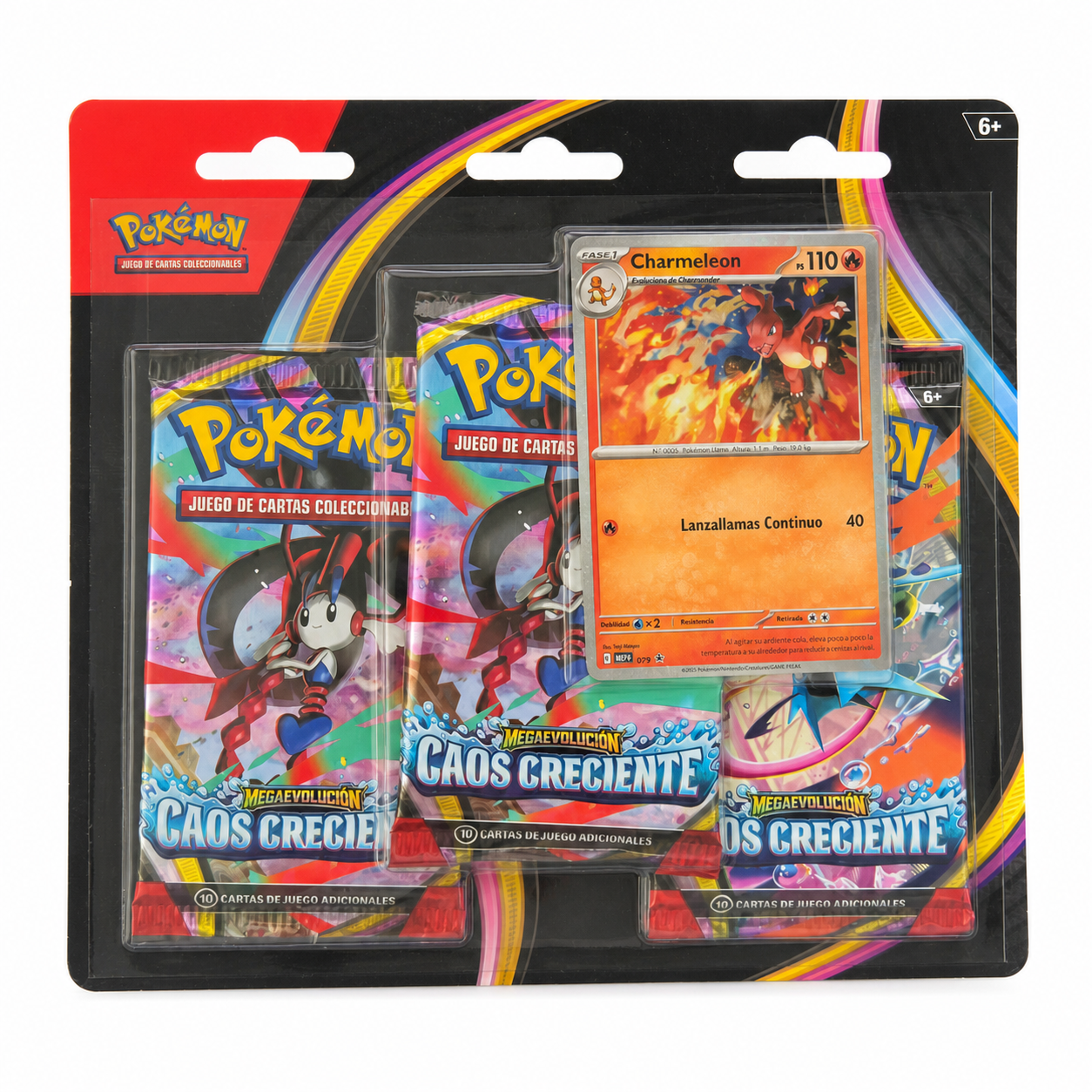 Blister Triplo Crescimento Caótico com Charmeleon – Espanhol