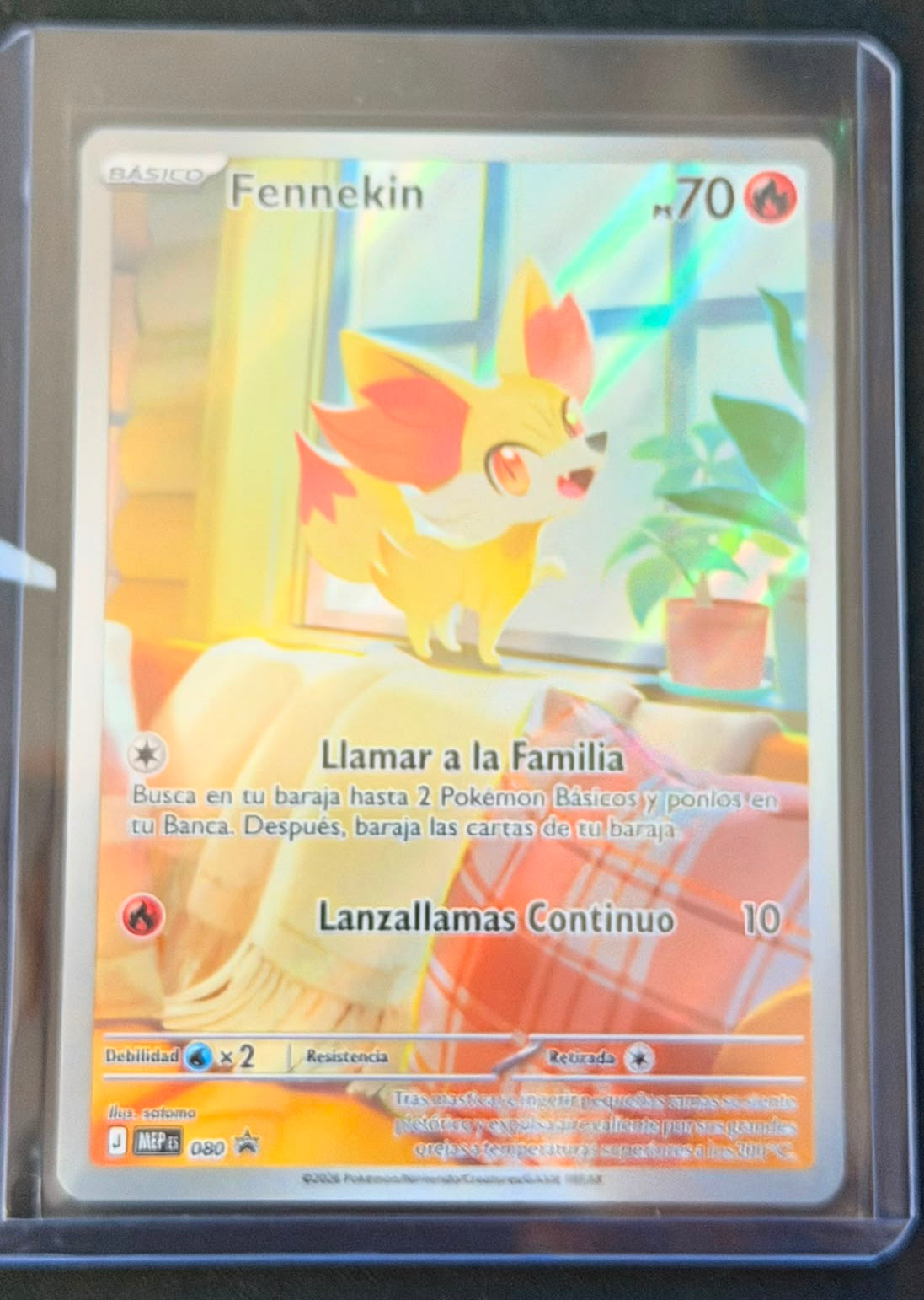 Fennekin MEP 080 — Espanhol — Near Mint