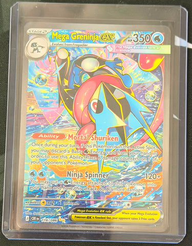 Mega Greninja ex 116/086 — Inglês