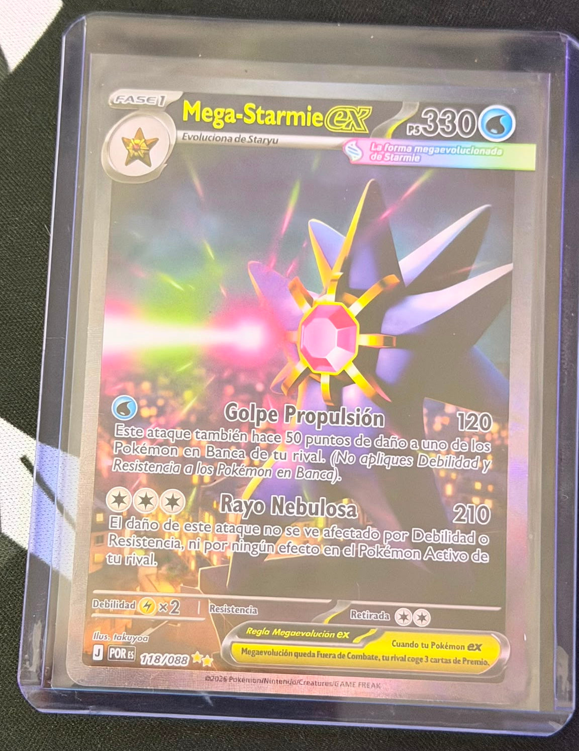 Mega Starmie ex 118/088 — Espanhol